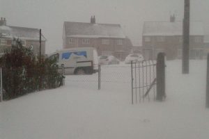 Snow Hits The UK As Spring Is Upon Us