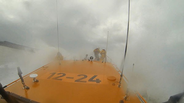 Service to jetskier in Force 8 Winds (photo by  Callum Robinson)