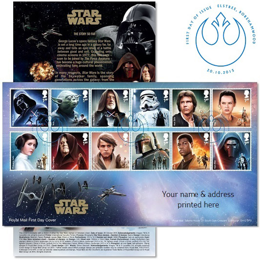 Star Wars ALT First Day Cover - Royal Mail