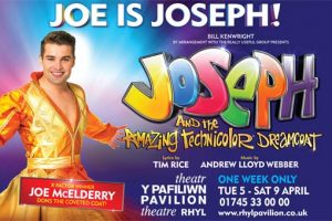X-Factor Star Joe McElderry to play Joseph at Rhyl Pavilion