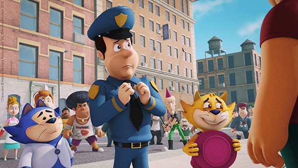 Benny, Officer Dibble and Top Cat (Top Cat Begins)