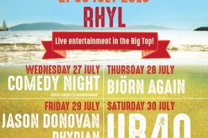 Coast2Coast Rhyl – Live Entertainment under A Big Top this July