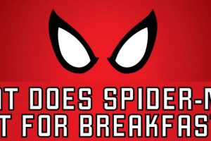 Ever Wondered What Spider-Man Eats for Breakfast