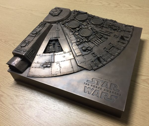Bronze cast for Star Wars autograph book