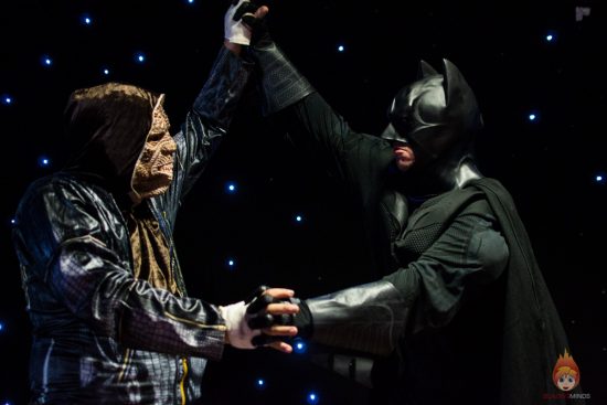 Rhyl Comic Con 2017 - Killer Croc (David Jones) and Batman (Gaz Dale)