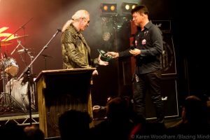 HRH Awards in Pwllheli recognises the world of rock!