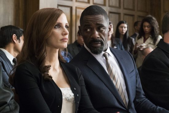 Molly's Game - Jessica Chastain and Idris Elba