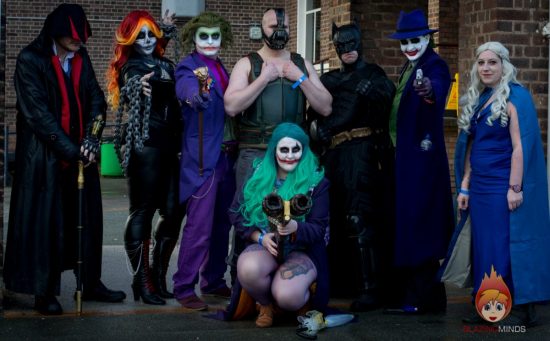 Cosplayers attending Wales Comic Con 2017 (Photo Karen Woodham/Blazing Minds)