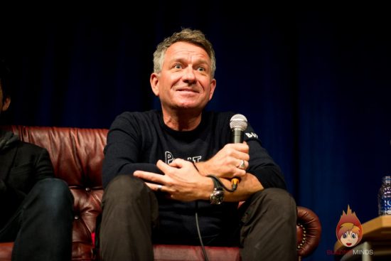 Sean Pertwee at the DC Q&A, Wales Comic Con 2017 (photo Karen Woodham/Blazing Minds)