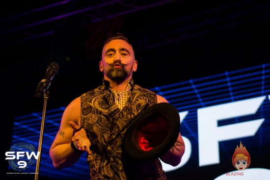 Sir Leopold, The Mighty Moustache returned to Sci-Fi Weekender SFW9