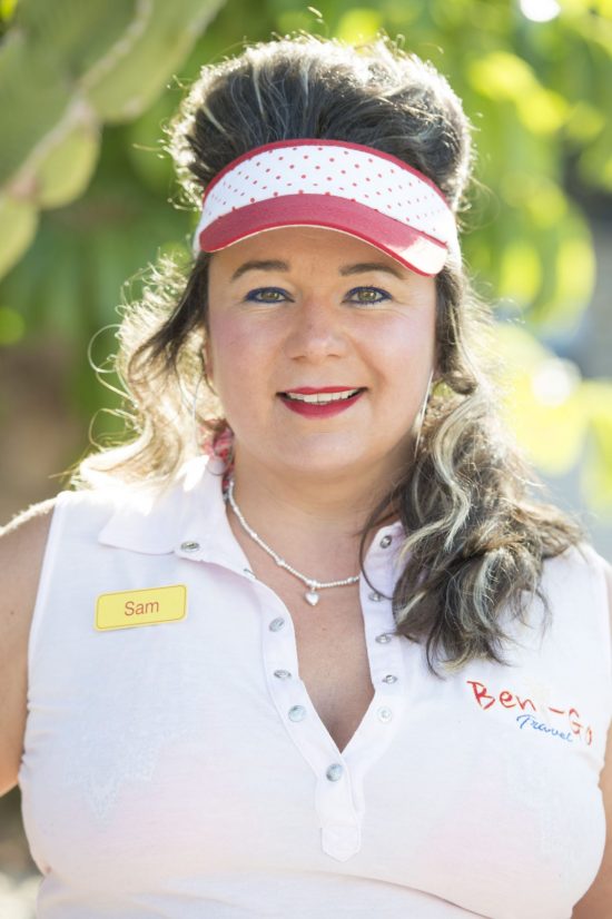 Shelley Longworth (Sam in Benidorm)