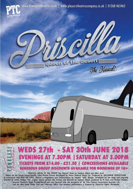 Priscilla Queen of the Desert The Musical - Poster
