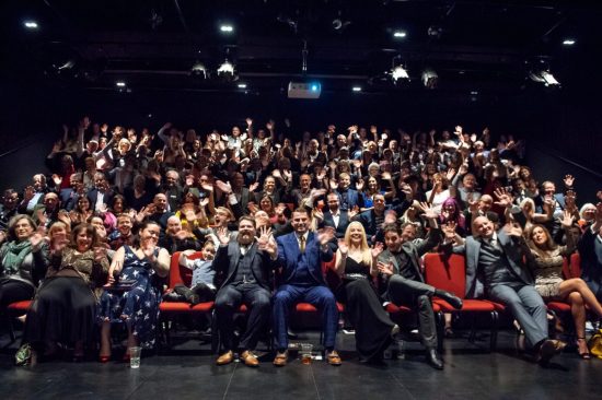 Full house at StoryHouse at the Morbid Premiere (Courtesy Paul Warburton Photography)