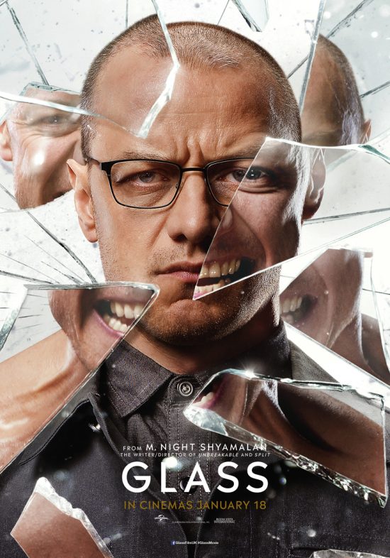 Glass - New Character Posters - James McAvoy