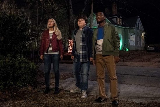 Caleel Harris, Jeremy Ray Taylor, and Madison Iseman in Goosebumps 2 Haunted Halloween (2018)
