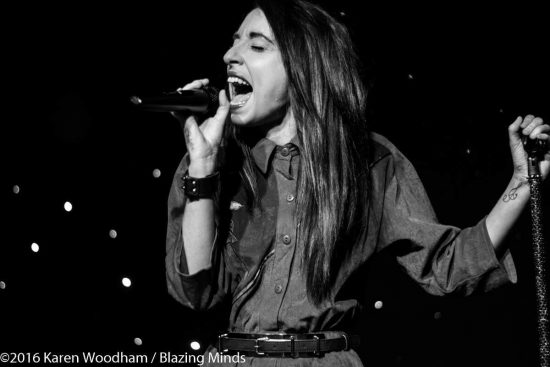 Caz McElroy performing at Sunnyvale. Caz will be at SunnyPride in June