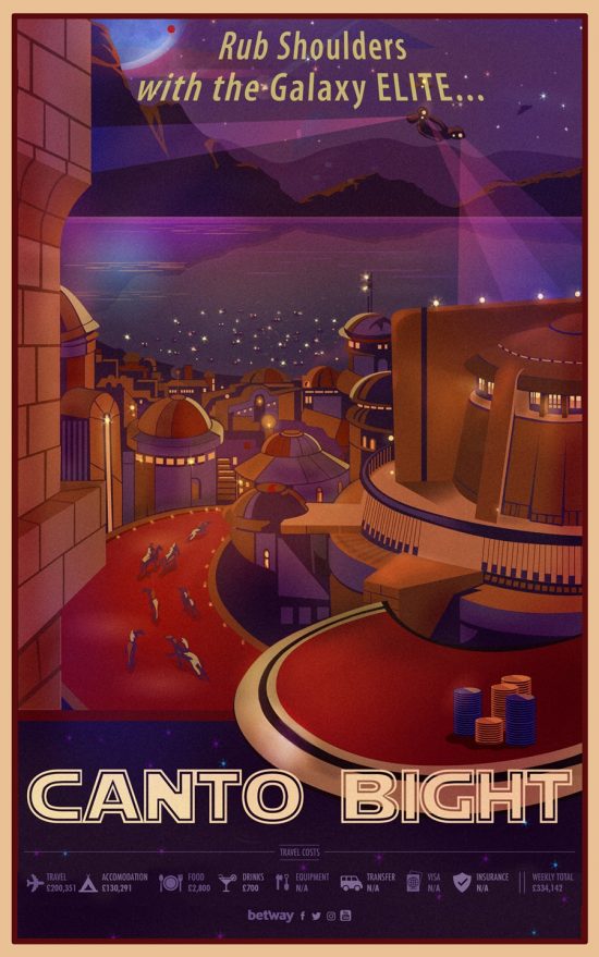 Silver screen Statycations Canto Bright - Star Wars: The Last Jedi