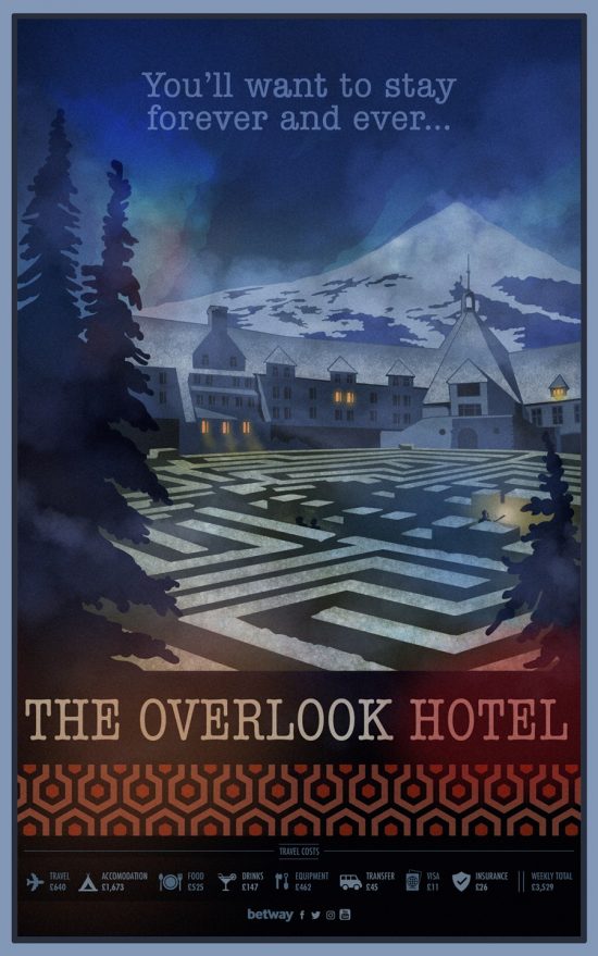 Silver screen Statycations The Overlook Hotel, The Shining