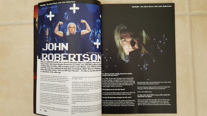 Karen Woodham Interview with John Robertson in the first SFW Magazine