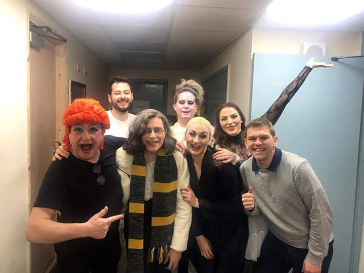 Karen Woodham and Magic Light Productions Backstage at Theatr Colwyn 2018