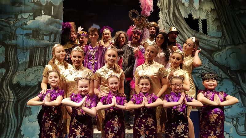 Magic Lights Productions - Aladdin Cast and Karen Woodham