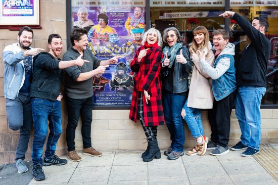 Magic Lights Productions meet up with Karen Woodham fro Aladdin and Theatr Colwyn