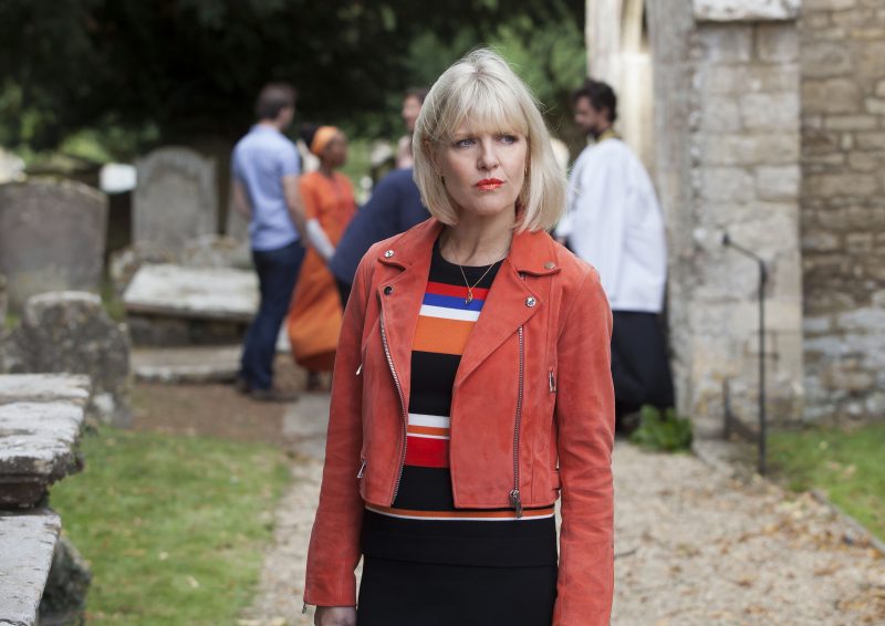 Agatha Raisin and the Curious Curate on Acorn TV_Ashley Jensen as Agatha Raisin