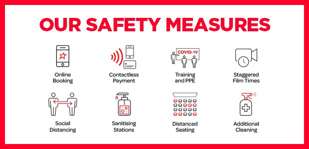 Cineworld Safety Banner