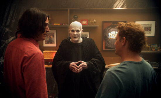 Keanu Reevs, William Sadler and Alex Winter in Bill & Ted Face The Music