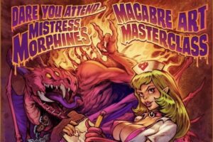 Special effects and comic book artists come together for Mistress Morphine’s online Live Macabre Art Masterclass this Halloween