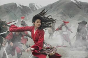 Mulan takes a second week at Number 1 on the Official Film Chart
