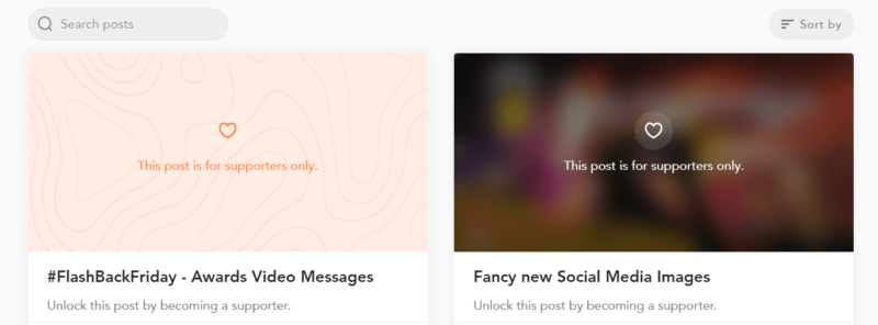 Buy Me A Coffee view of Members only posts