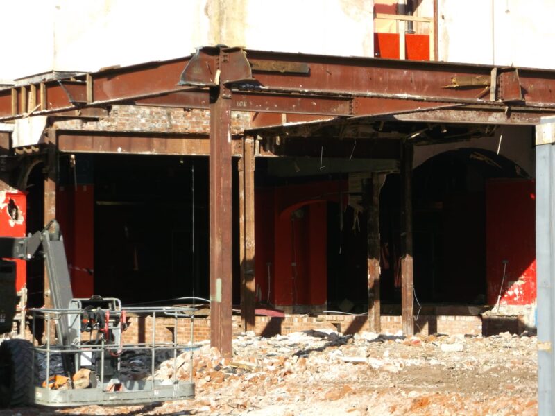 Queens Rhyl Demolition - Glenn Mitchell