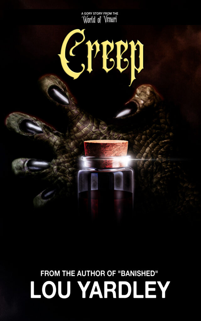 Cover art for CREEP the new Novella by Lou Yardley