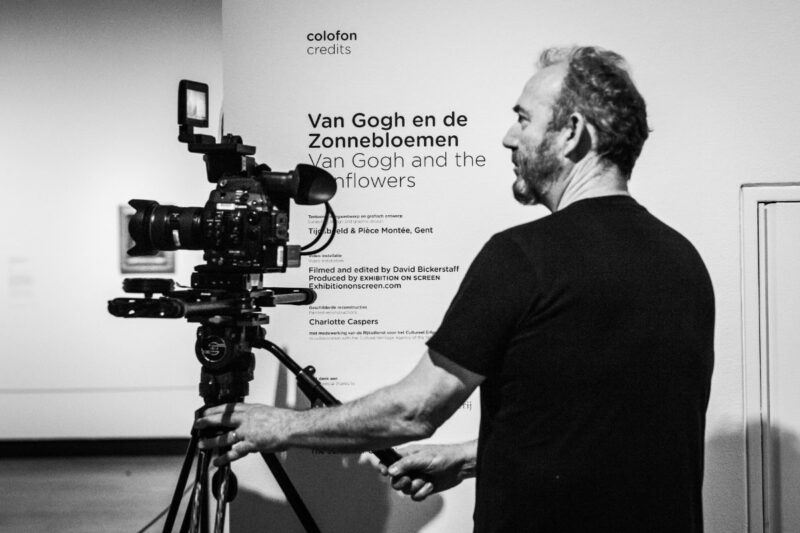 Sunflowers - filming [100] © Annelies van der Vegt