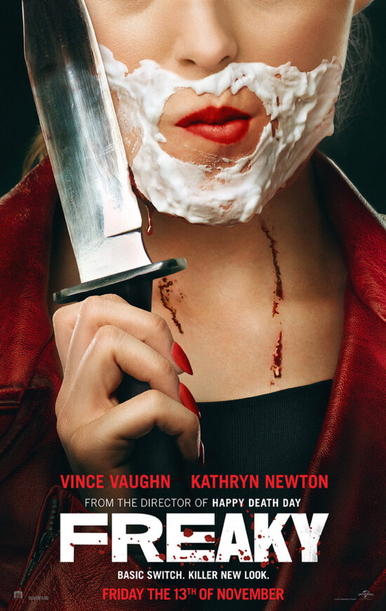 FREAKY Poster - review on Blazing Minds by Karen Woodham