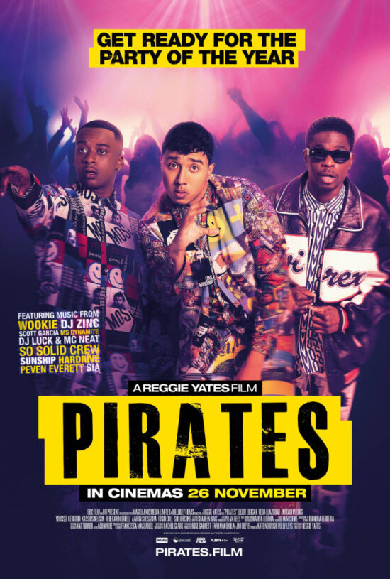 Pirates one sheet poster - Review on Blazing Minds