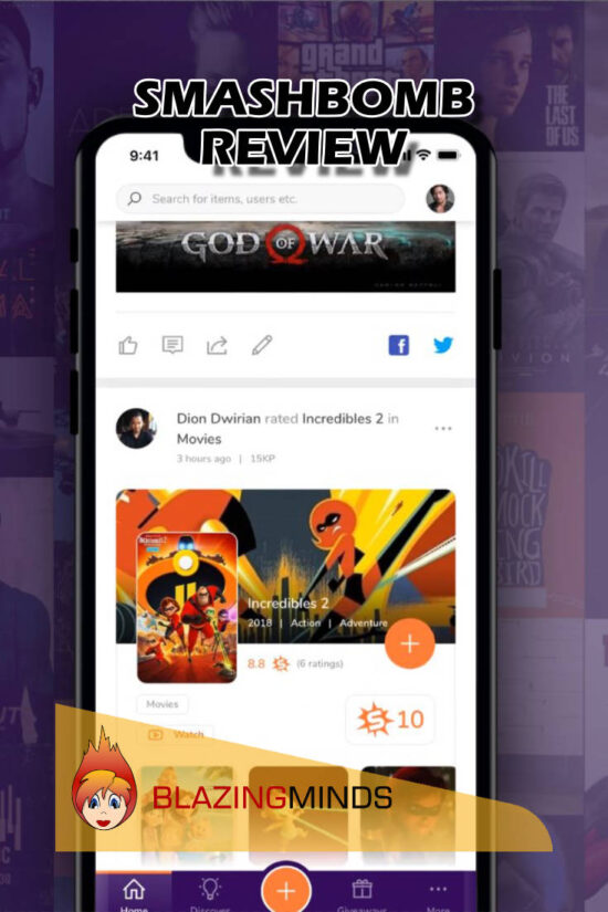 Smashbomb website and app review on Blazing Minds