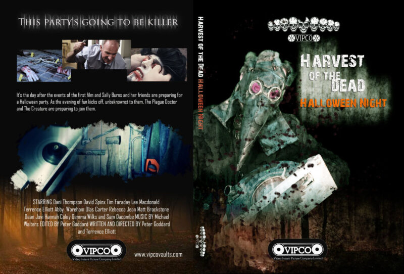 Harvest Of The Dead - Halloween Night VIPCO DVD sleeve