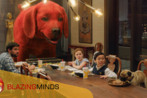 Clifford The Big Red Dog barks loudly at Number 1 on the Official Film Chart