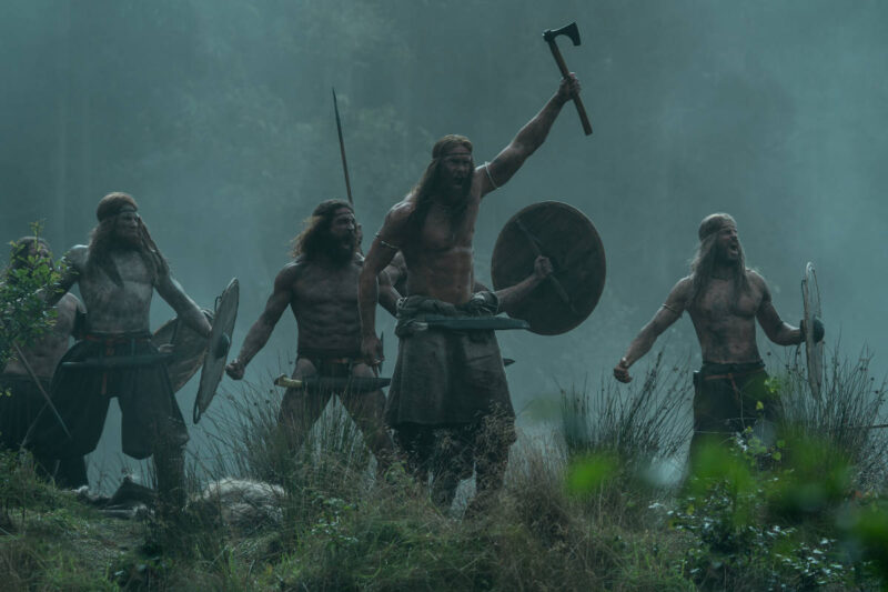 Alexander Skarsgård stars as Amleth in director Robert Eggers’ Viking epic THE NORTHMAN