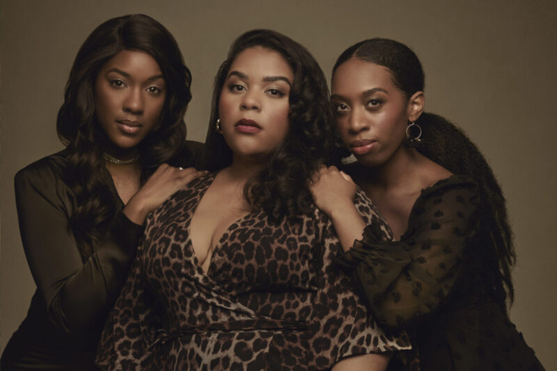 Dreamgirls UK Tour. Natalie Kassanga, Nicole Raquel Dennis, Paige Peddie
