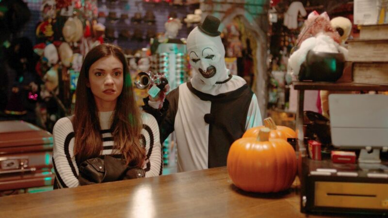 Lauren LaVera & David Howard Thornton in Terrifier 2 (Signature Entertainment)