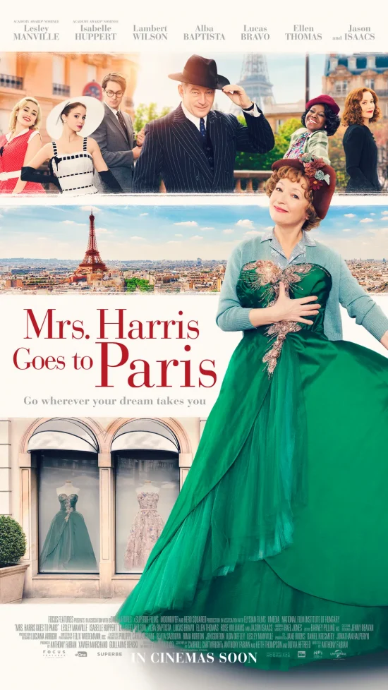 Mrs Harris Goes to Paris - Poster Art