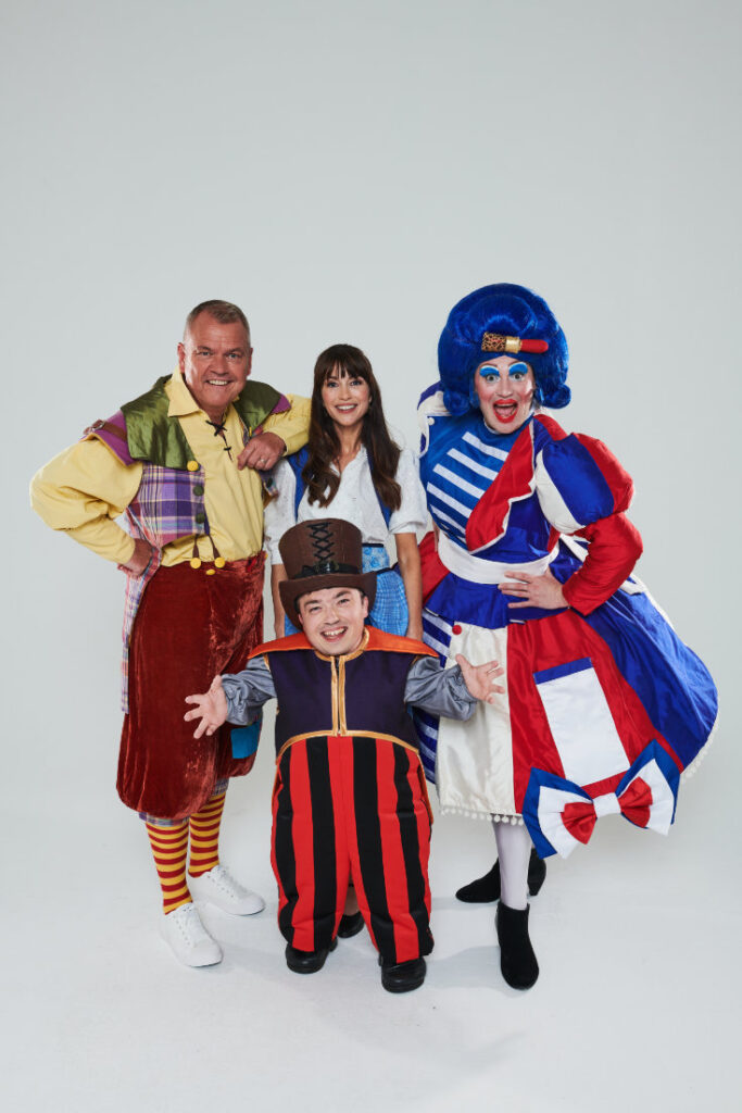 Cast of Beauty and the Beast at Venue Cymru 2022