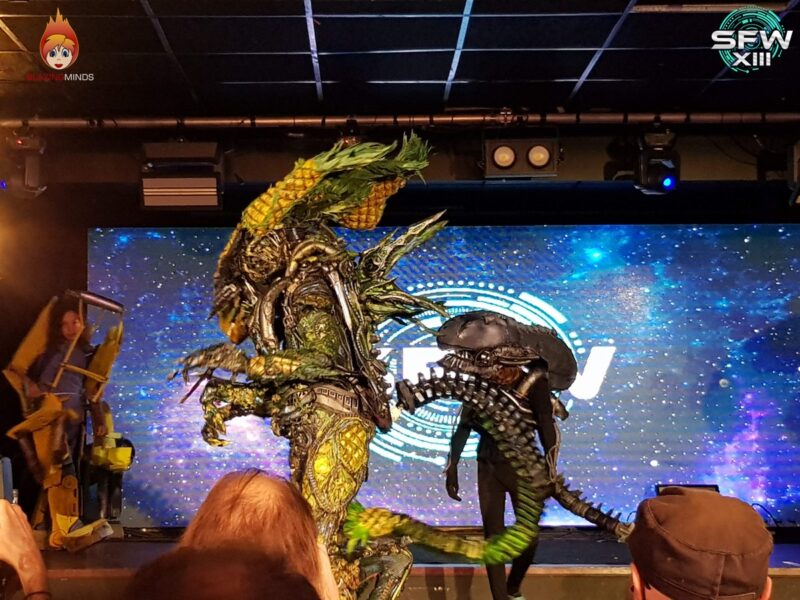 Flamboyant Xenomorph Queen winner of the Sci-Fi Weekender 13 Cosplay