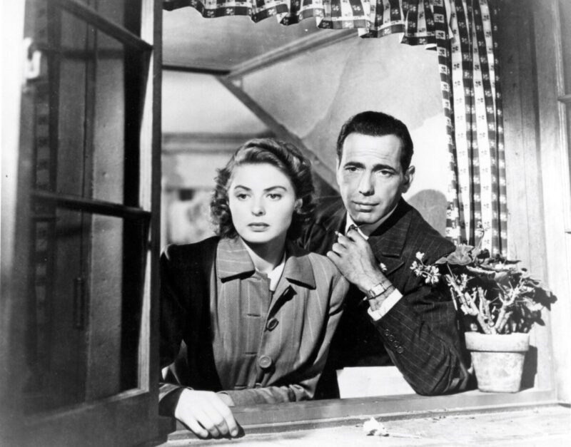 Casablanca - Humphrey Bogart and Ingrid Bergman