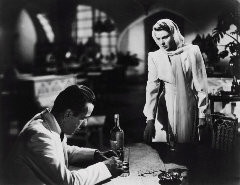 Casablanca - Humphrey Bogart and Ingrid Bergman