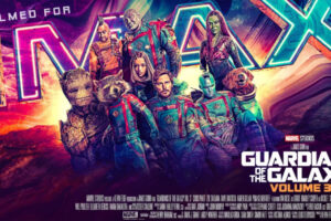 Guardians of the Galaxy Vol.3 keeps hold of the top spot on the Official Film Chart for a 2nd week