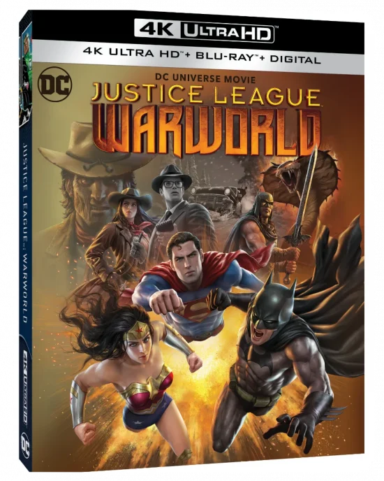 Justice League Warworld 4K Box Art